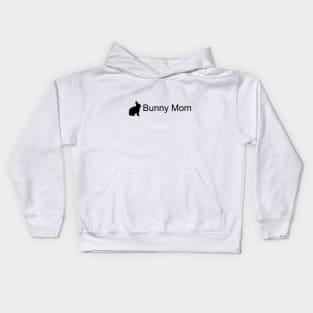 Bunny Mom Rabbit Silhouette Kids Hoodie